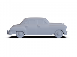 Dodge Coronet Sedan 1950 PRE-SUPPORTED Modelo 3D
