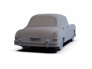 Dodge Coronet Sedan 1950 PRE-SUPPORTED Modelo 3D