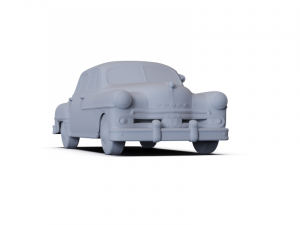 Dodge Coronet Sedan 1950 PRE-SUPPORTED Modelo 3D