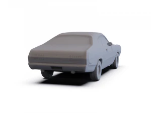 Dodge Demon 340 1972 PRE-SUPPORTED 3D Model