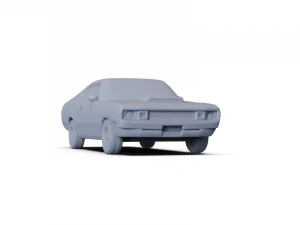 Dodge Demon 340 1972 PRE-SUPPORTED 3D Model