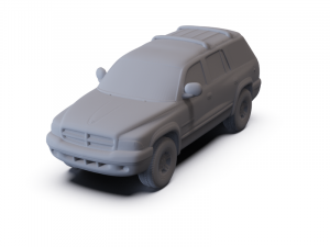 Dodge Durango 1997 PRE-SUPPORTED 3D मॉडल