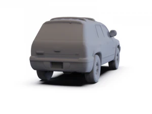 Dodge Durango 1997 PRE-SUPPORTED 3D Model