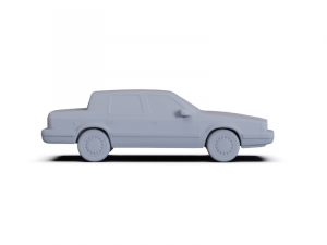 Dodge Dynasty 1993 PRE-SUPPORTED 3D Model