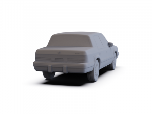 Dodge Dynasty 1993 PRE-SUPPORTED 3D Model