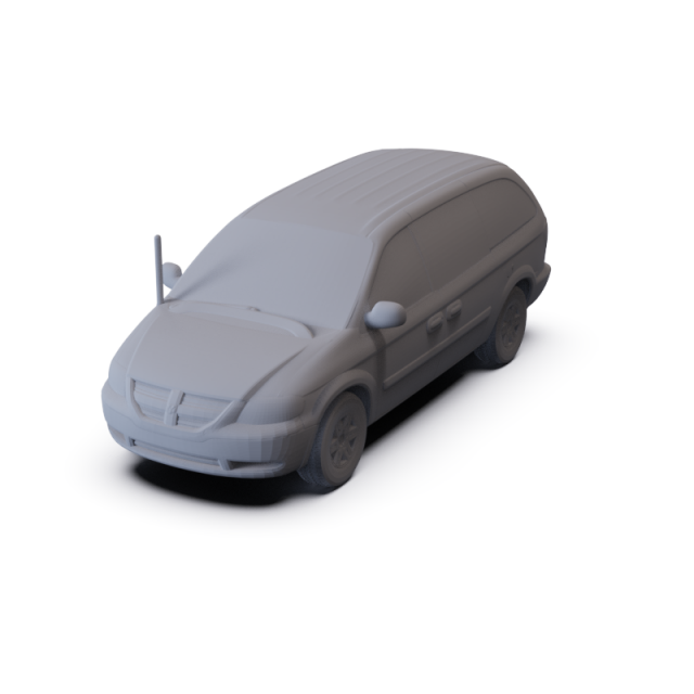 Dodge Grand Caravan 2004 PRE-SUPPORTED Modelo 3D .c4d .max .obj .3ds .fbx .stl .blend 