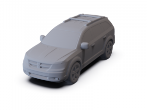 Dodge Journey 2009 PRE-SUPPORTED 3D 모델