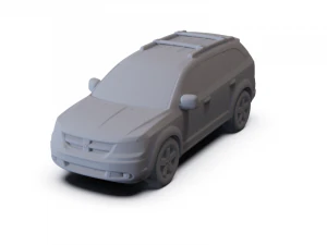 Dodge Journey 2009 PRE-SUPPORTED 3D Model