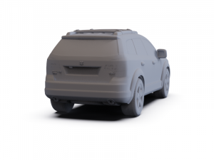 Dodge Journey 2009 PRE-SUPPORTED Model 3D