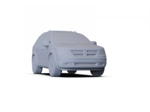 Dodge Journey 2009 PRE-SUPPORTED Model 3D