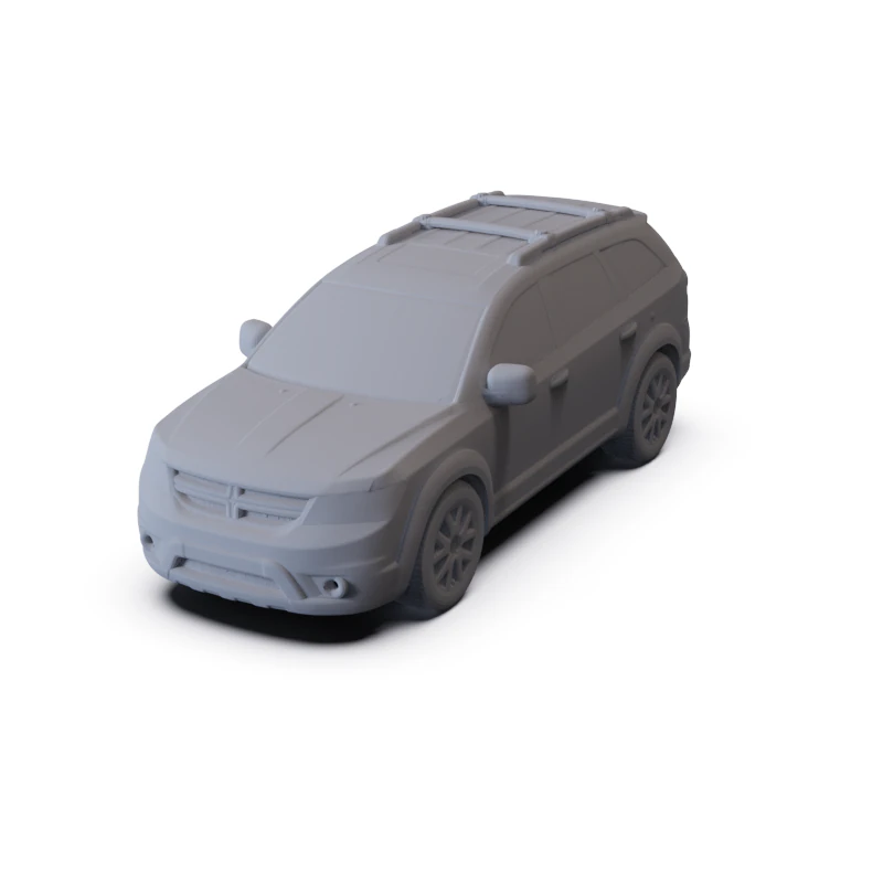 Dodge Journey 2011 PRE-SUPPORTED 3D Model .c4d .max .obj .3ds .fbx .stl .blend 