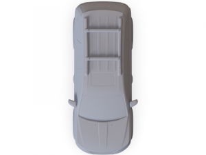 Dodge Journey 2011 PRE-SUPPORTED 3D Model
