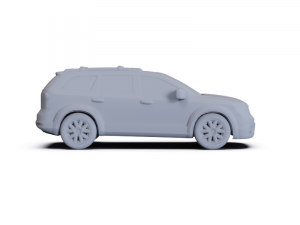Dodge Journey 2011 PRE-SUPPORTED 3D Model