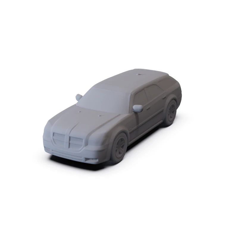 Dodge Magnum RT 2004 PRE-SUPPORTED 3D Model .c4d .max .obj .3ds .fbx .stl .blend 
