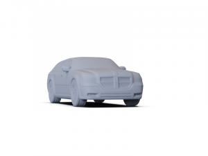 Dodge Magnum RT 2004 PRE-SUPPORTED 3D 모델
