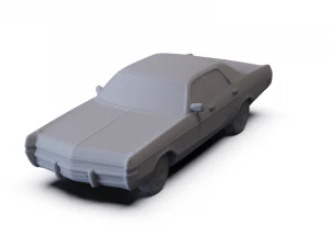 Dodge Monaco Berlina 1972 PRE-Supportata Modello 3D