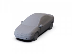 Dodge Neon 2005 PRE-SUPPORTED 3D Model