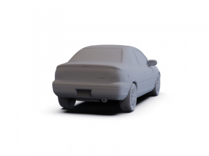 Dodge Neon Sport Coupe 1996 PRE-SUPPORTED 3D मॉडल