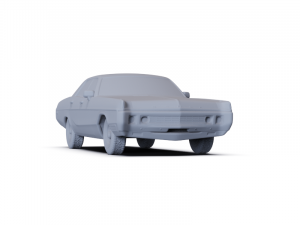 Dodge Polara Custom Coupe 1970 PRE-SUPPORTED 3D 모델