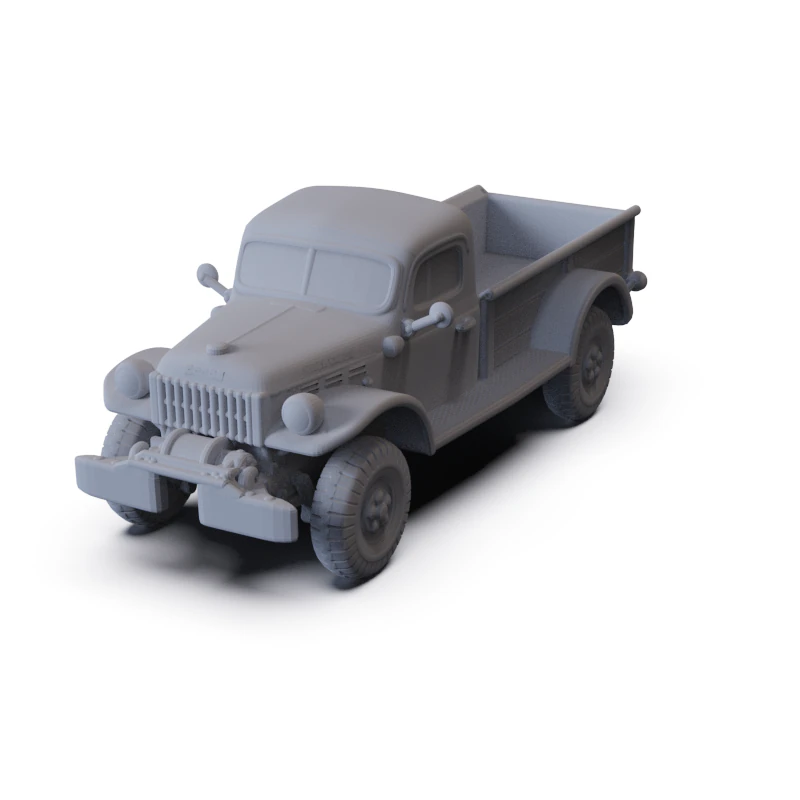 Dodge Power Wagon 1946 PRE-SUPPORTED 3D Model .c4d .max .obj .3ds .fbx .stl .blend 