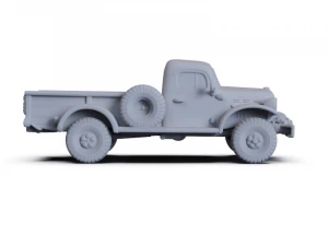 Dodge Power Wagon 1946 PRE-SUPPORTED 3D Model