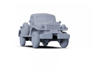 Dodge Power Wagon 1946 PRE-SUPPORTED Modelo 3D