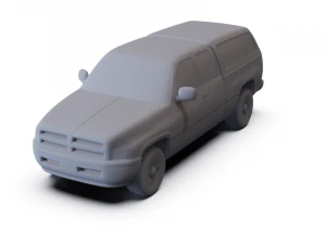 Dodge Ram 1500 ClubCab ST 1999 PRE- SUPPORTATO Modello 3D