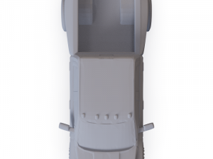 Dodge Ram 2010 PRE-SUPPORTED 3D Model