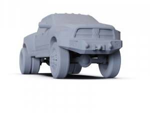 Dodge Ram 2010 PRE-SUPPORTED 3D Model