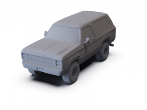 Dodge Ramcharger 1979 PRE-SUPPORTED 3Dモデル