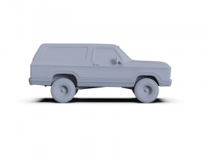 Dodge Ramcharger 1979 PRE-SUPPORTED 3D Model