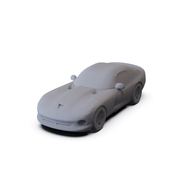 Dodge Viper GTS 1996 PRE-SUPPORTED 3D Model .c4d .max .obj .3ds .fbx .stl .blend