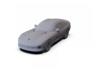 Dodge Viper GTS 1996 PRE-SUPPORTED 3Dモデル