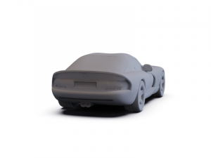 Dodge Viper GTS 1996 PRE-SUPPORTED 3D 모델