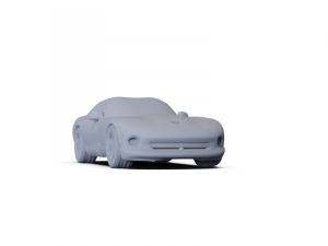 Dodge Viper GTS 1996 PRE-SUPPORTED 3D 모델
