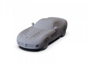 Dodge Viper SRT10 2010 PRE-SUPPORTED 3Dモデル