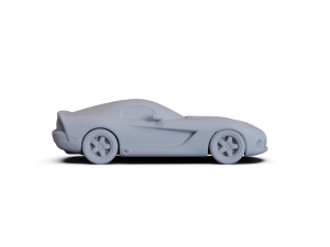 Dodge Viper SRT10 2010 PRE-SUPPORTED Modello 3D