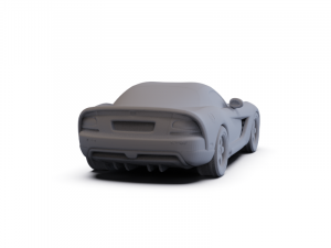Dodge Viper SRT10 2010 PRE-SUPPORTED Modello 3D
