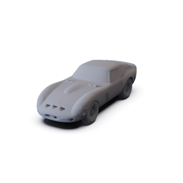 Ferrari 250 GTO 1962 PRE-SUPPORTED 3D Model .c4d .max .obj .3ds .fbx .stl .blend