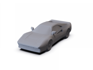 Ferrari 288 GTO 1984 PRE-SUPPORTED 3Dモデル
