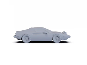 Ferrari 308 GTS 1986 PRE-SUPPORTED 3D Model