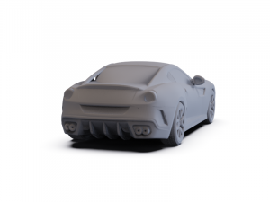 Ferrari 599 GTO 2011 PRE-SUPPORTED 3D 모델