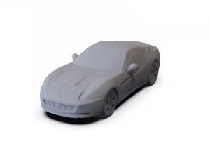 Ferrari California 2009 PRE-SUPPORTED 3D Model