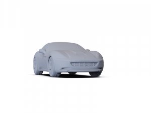 Ferrari California 2009 PRE-SUPPORTED 3D Модель