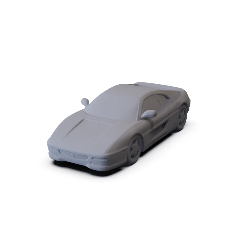 Ferrari F355 F1 Berlinetta 1998 PRE-SUPPORTED 3D Model .c4d .max .obj .3ds .fbx .stl .blend