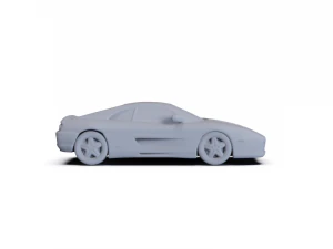 Ferrari F355 F1 Berlinetta 1998 PRE-SUPPORTED 3D Model