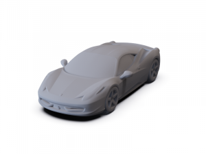 Ferrari Italia PRE-SUPPORTED 3Dモデル