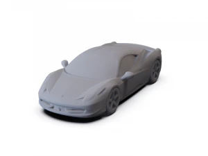Ferrari Italia PRE-SOPORTADO Modelo 3D