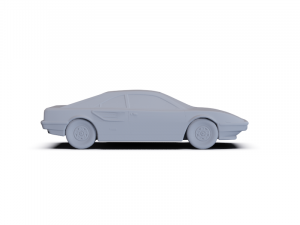 Ferrari Mondial 8 1980 PRE-SUPPORTED 3D Модель