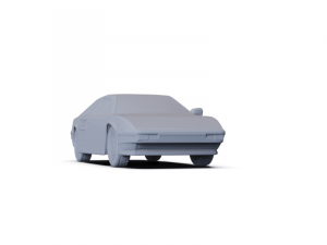Ferrari Mondial 8 1980 PRE-SUPPORTED 3D Модель